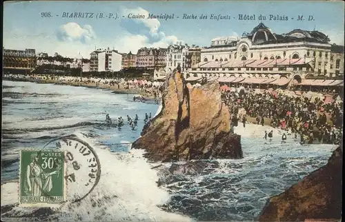 Biarritz Pyrenees Atlantiques Casino Municipal Hotel du Palais  / Biarritz /Arrond. de Bayonne