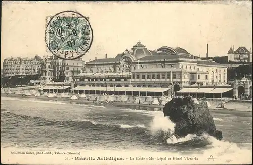 Biarritz Pyrenees Atlantiques Casino Municipal Hotel Victoria / Biarritz /Arrond. de Bayonne