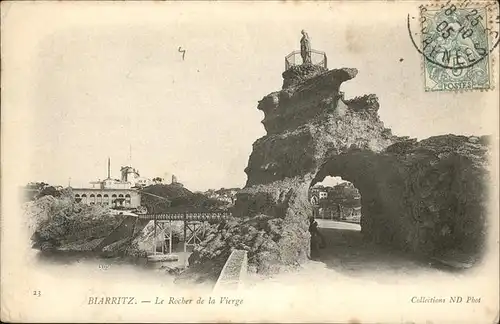 Biarritz Pyrenees Atlantiques Rocher de la Vierge / Biarritz /Arrond. de Bayonne