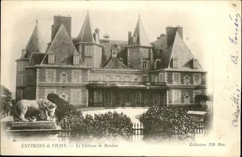 Vichy Allier Chateau de Randau / Vichy /Arrond. de Vichy