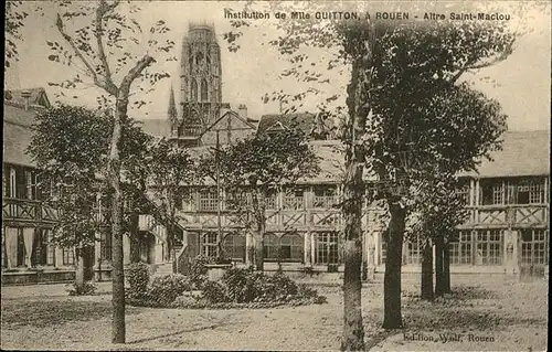 Rouen Institution de Mlle Guitton / Rouen /Arrond. de Rouen