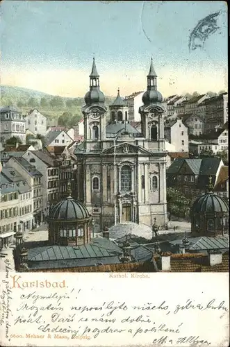 Karlsbad Eger Boehmen Kirche  / Karlovy Vary /