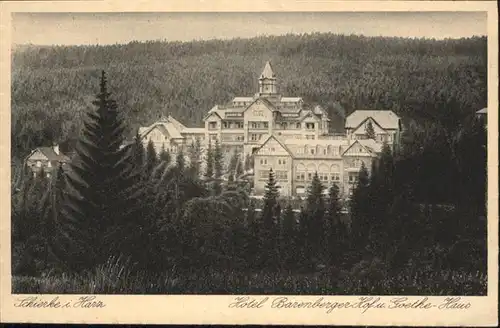 Schierke Harz Hotel Barenberger Hof Goethe Haus / Schierke Brocken /Harz LKR