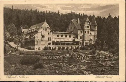Schierke Harz Sanatorium / Schierke Brocken /Harz LKR