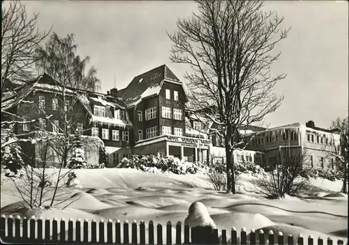 Schierke Harz Hotel Heinrich Heine / Schierke Brocken /Harz LKR