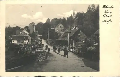 Schierke Harz Dorfstrasse / Schierke Brocken /Harz LKR