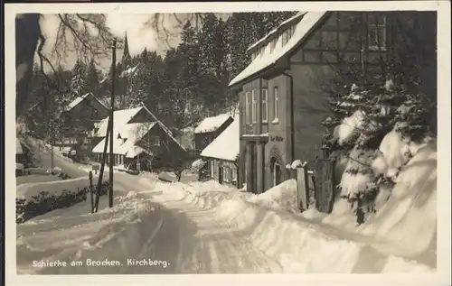 Schierke Harz Kirchberg Winter / Schierke Brocken /Harz LKR