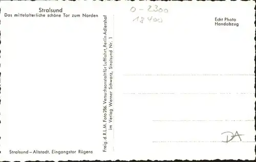 Stralsund Mecklenburg Vorpommern  / Stralsund /Stralsund Stadtkreis
