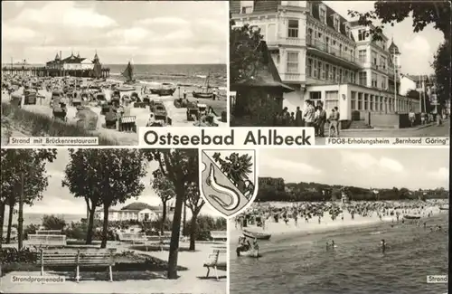 Ahlbeck Ostseebad Insel Usedom FDGB Erholungsbad /  /