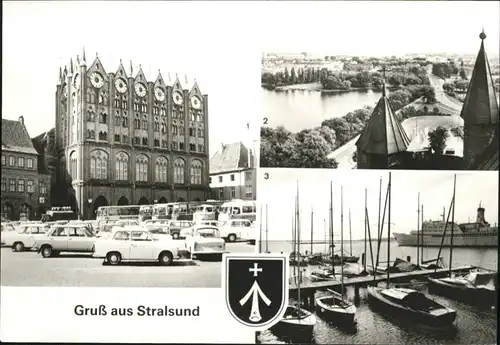Stralsund Mecklenburg Vorpommern Hafen Rathaus / Stralsund /Stralsund Stadtkreis