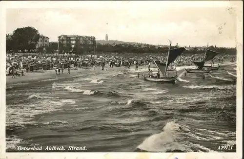 Ahlbeck Ostseebad Insel Usedom Strand /  /