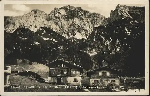 Kufstein kaindlhuette Schaffauer Kaiser