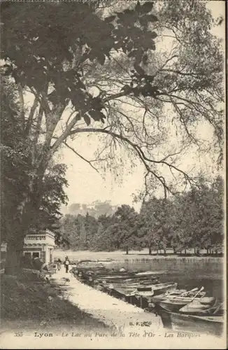 Lyon Lac Parc Barques *