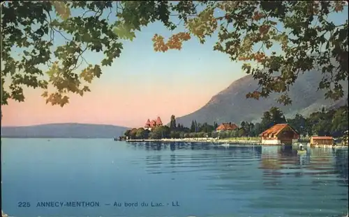 ws65965 Annecy Haute-Savoie Annecy Menton Bord Lac * Kategorie. Annecy Alte Ansichtskarten