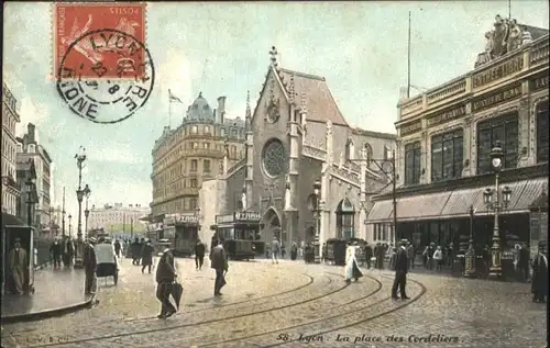 Lyon Strassenbahn Place Cordeliers x