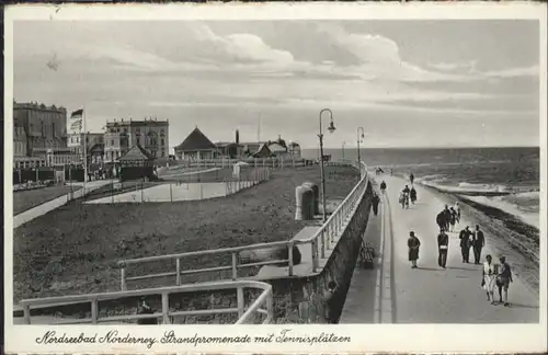 Norderney Tennisplatz Promenade x