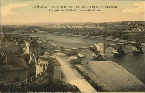 Avignon Vallee Rhone Pont St Benezel Pont Suspendu x