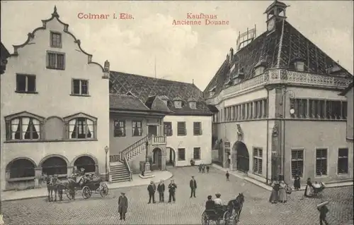 Colmar Kaufhauus Ancienne Douane Kutsche *