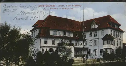Munster Munsterlager Hannover Hotel Sandkrug *
