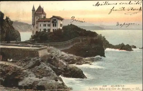 Biarritz La Villa Belsa Cote des Basques x