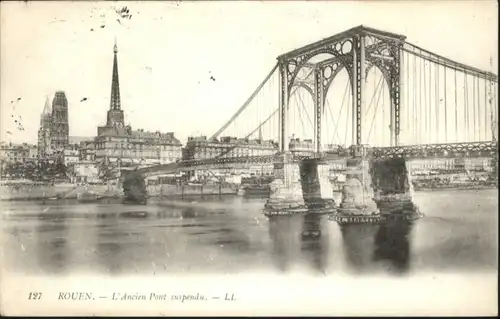 Rouen Ancien Pont suspendu x