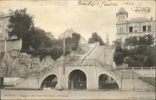 Nantes Escalier des Cent-Marches Ste. Anne x