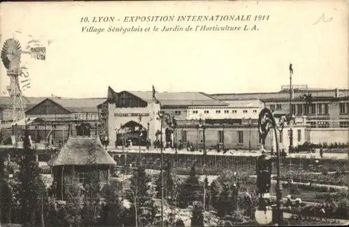 Lyon Exposition Internationale Village Senegalais x