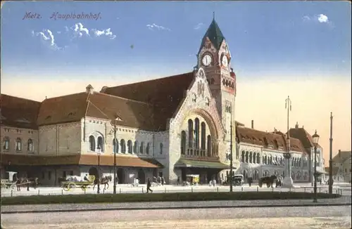 ws79095 Metz Moselle Lothringen Metz Bahnhof x Kategorie. Metz Alte Ansichtskarten