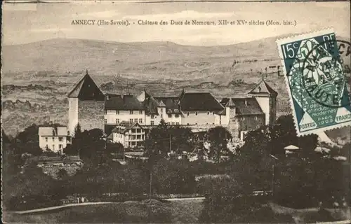 ws79127 Annecy Haute-Savoie Annecy Chateau Ducs Nemours x Kategorie. Annecy Alte Ansichtskarten