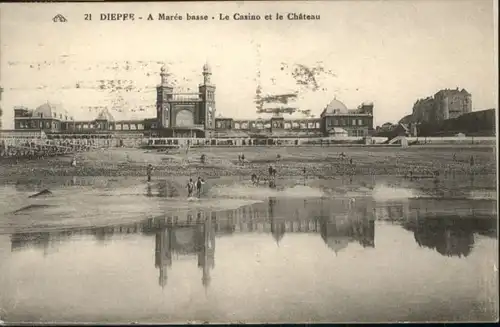 Dieppe Maree Basse Casino Chateau x