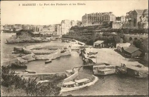 Biarritz le Port des Pecheurs les Hotels *