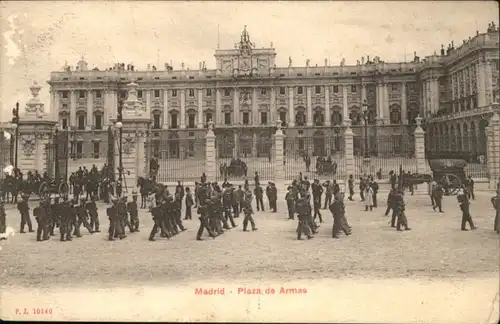 Madrid Plaza Armas Soldaten x