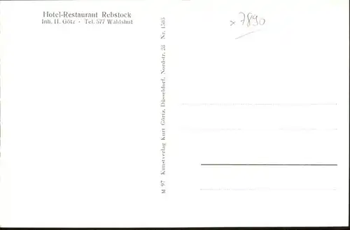 Waldshut-Tiengen Hotel Restaurant Rebstock *