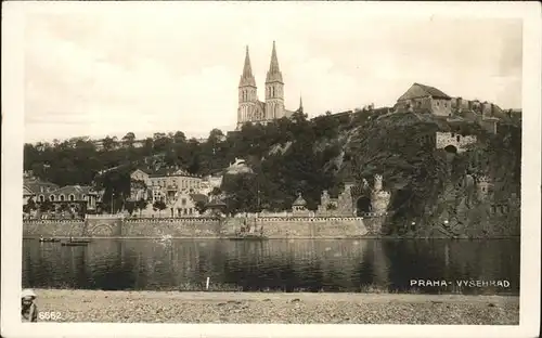 Prag Prahy Prague Vysehrad Burgwall Kirche Kat. Praha