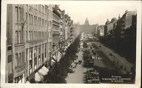 Prag Prahy Prague Vaclavske namesti Wenzelsplatz Nationalmuseum Kat. Praha