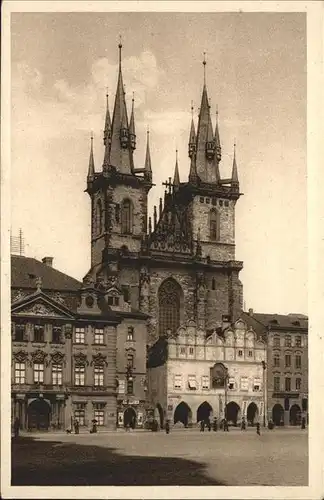 Prag Prahy Prague Tynsky chram Teynkirche Kat. Praha