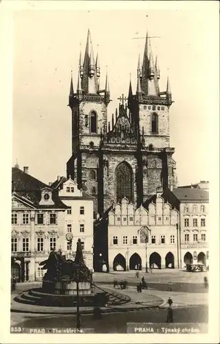 Prag Prahy Prague Tynsky chram Theinkirche Kat. Praha