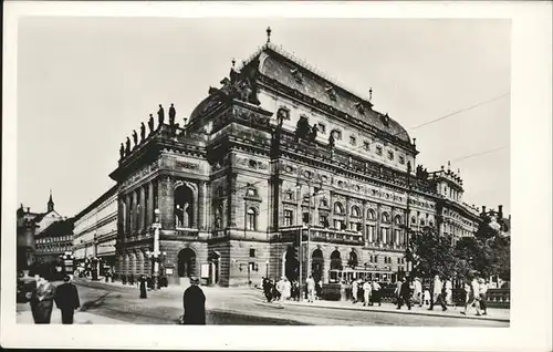 Prag Prahy Prague Narodni divadlo Nationaltheater Kat. Praha