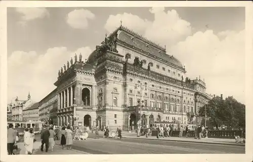 Prag Prahy Prague Narodni divadlo Nationaltheater Kat. Praha