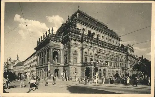 Prag Prahy Prague Narodni divadlo Nationaltheater Kat. Praha