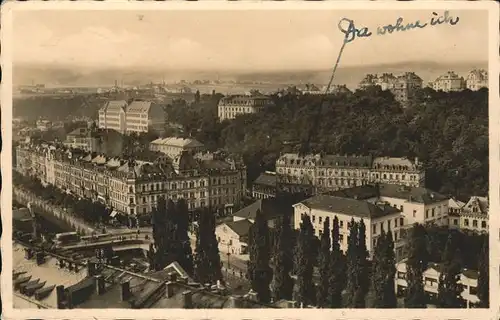 Prag Prahy Prague Blick von der Hauptpost Kat. Praha