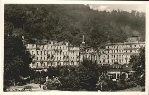 Karlsbad Eger Boehmen Grand Hotel Pupp Kat. Karlovy Vary