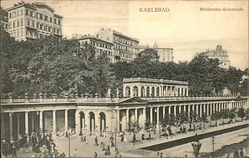 Karlsbad Eger Boehmen Muehlbrunn Kolonnade Kat. Karlovy Vary