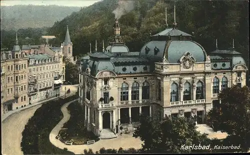 Karlsbad Eger Boehmen Kaiserbad Kat. Karlovy Vary