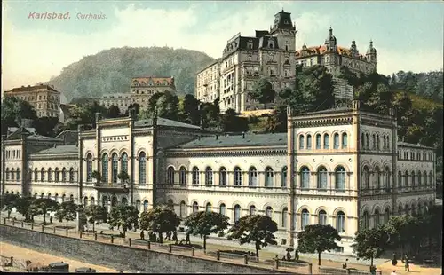 Karlsbad Eger Boehmen Kurhaus Villa Kat. Karlovy Vary