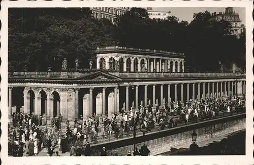 Karlsbad Eger Boehmen Muehlbrunn Kolonnade Kat. Karlovy Vary