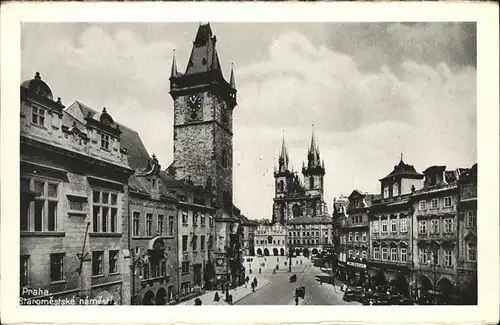 Prag Prahy Prague Staromestska namesti Tynsky chram Altstaedter Ring Teynkirche Kat. Praha