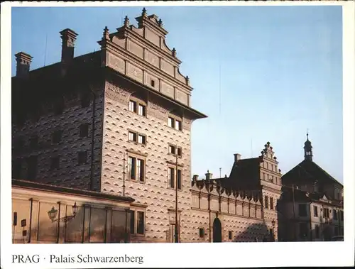 Prag Prahy Prague Schwarzenberg Palais Serie "Schoenes Sudetenland" Kat. Praha