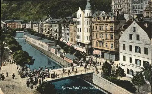 Karlsbad Eger Boehmen Alte Wiese Kat. Karlovy Vary