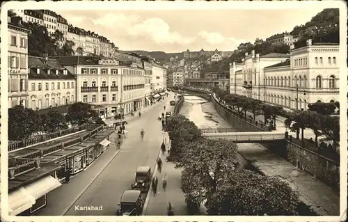 Karlsbad Eger Boehmen Kreuzstrasse Kat. Karlovy Vary